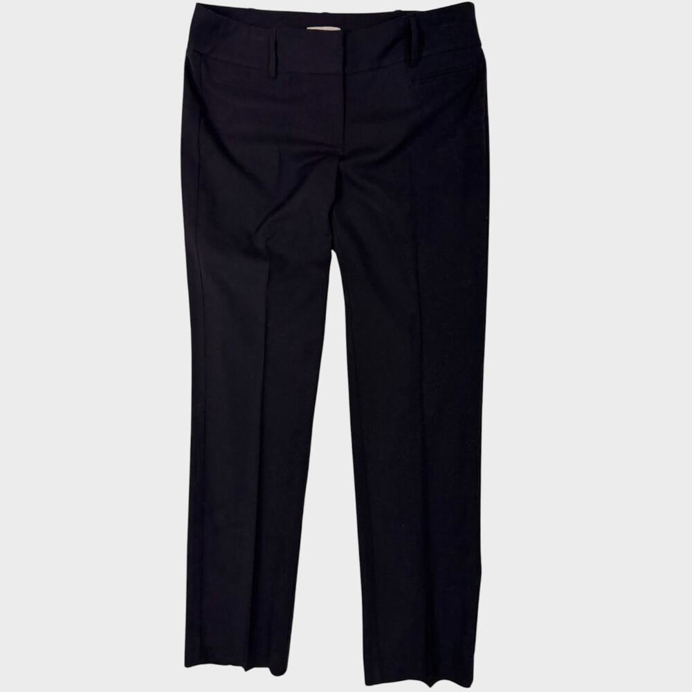 Ann Taylor LOFT Outlet Original Size 6 Black Ankle Pants Poly Rayon Spandex
